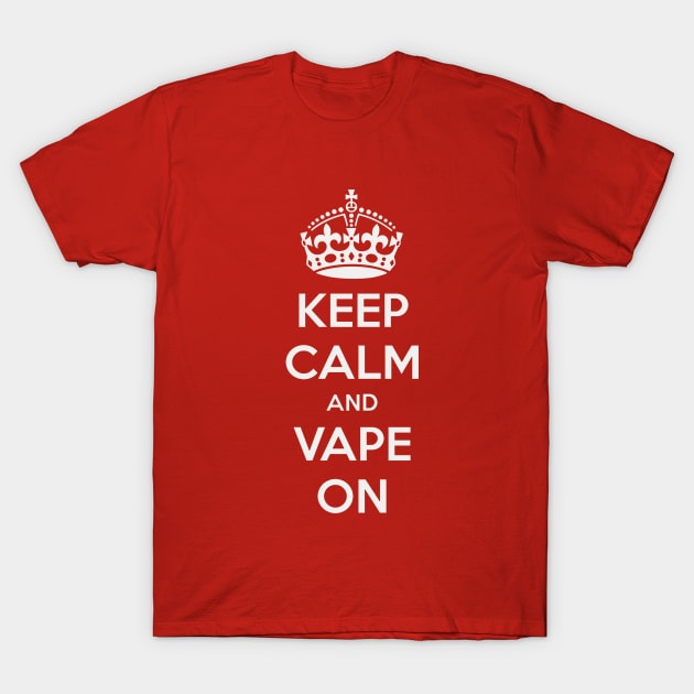 Keep Vaping T-Shirt by mykillsart01